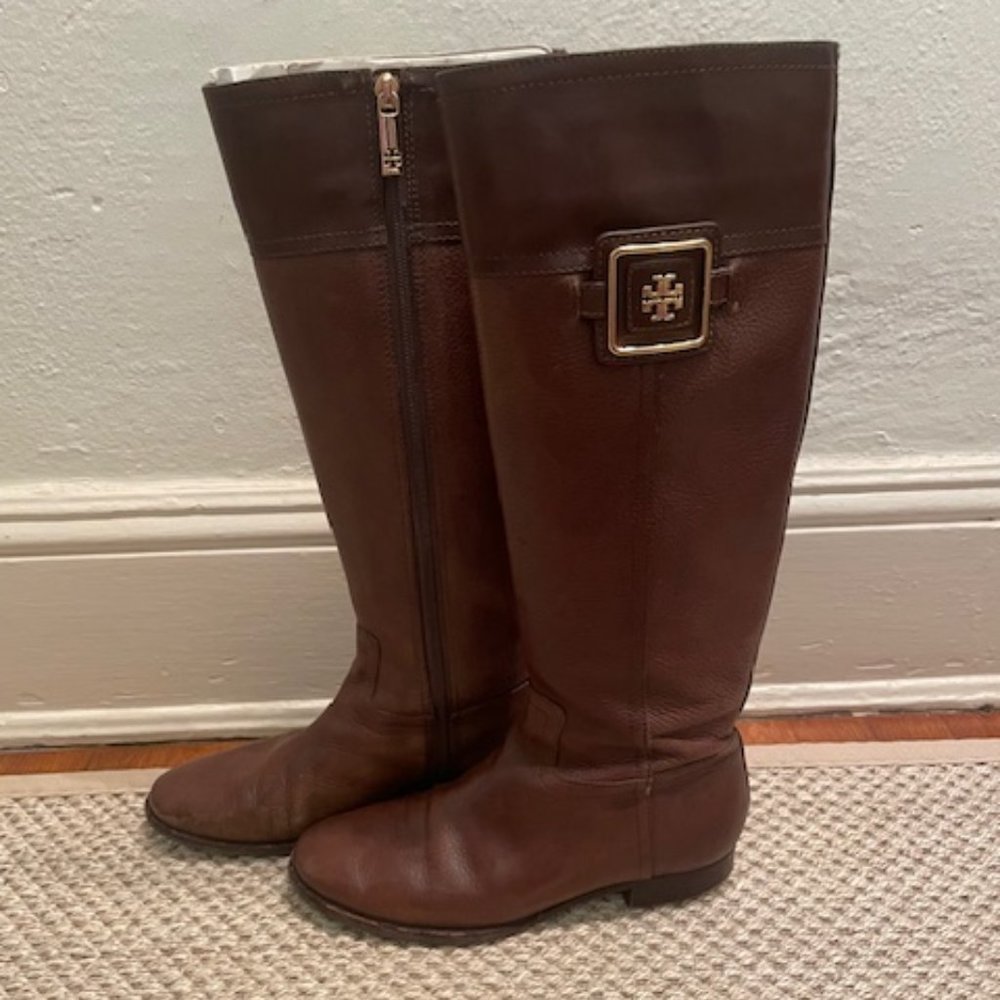 Tory Burch Julian 5469 Knee High Riding Boots